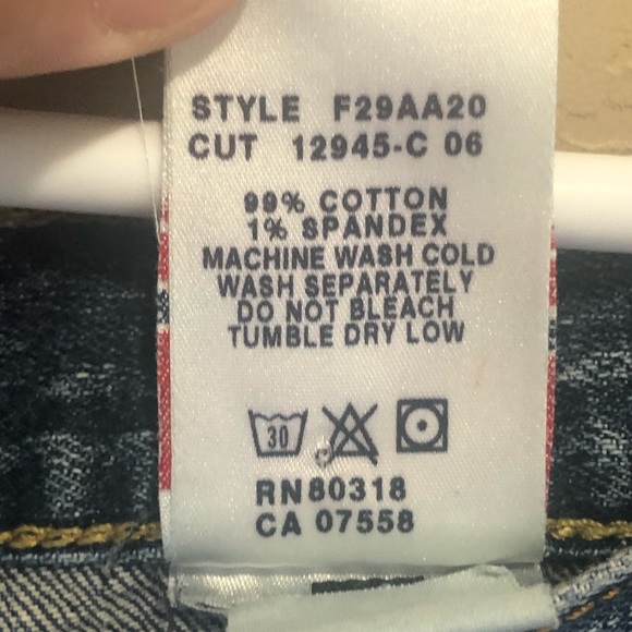 Women’s Lucky Brand Mid Rise Flare Jeans Sz 6/26 Blue - Picture 4 of 6